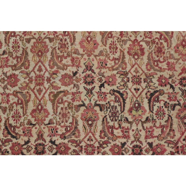Rug & Kilim Antique 20th Century Doroksh Rug in Jewel Tones With Paisley Design - Rug & Kilim For Sale - Image 4 of 9