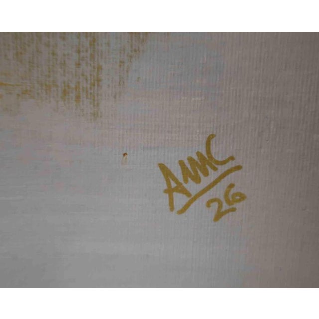 Contemporary Anna Maria Caboni, Geometry 3, 2010s, Acrylic Painting For Sale - Image 3 of 4