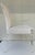 Baker Modern White and Gray Cut Velvet IIa Dining Chairs Set of 4 For Sale In Atlanta - Image 6 of 8