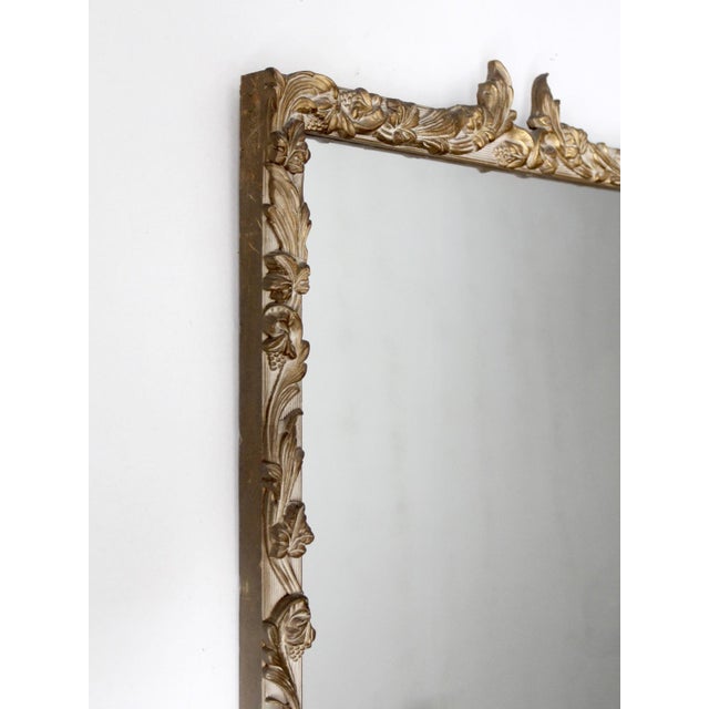 Antique Louis XV Gilt Gold Wall Mirror Rococo Frame For Sale - Image 10 of 11