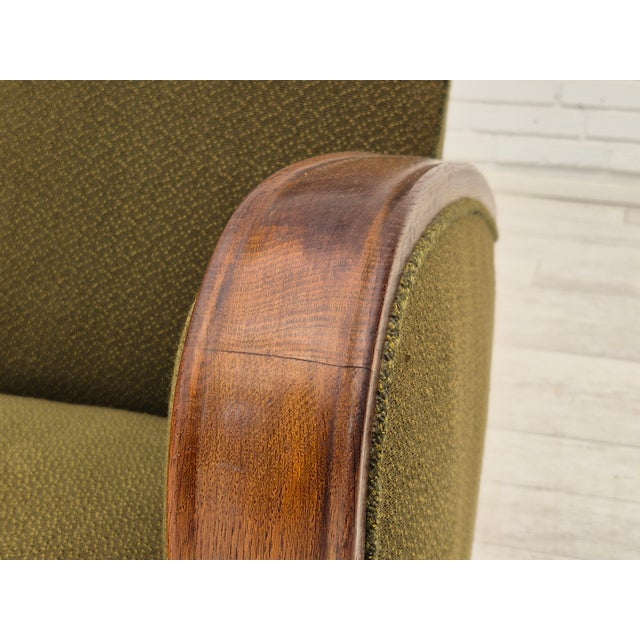 Danish 3-Seater Sofa in Oak, 1950s For Sale - Image 13 of 18