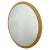 Mid-Century Round Wall Mirror, Czechoslovakia, 1970s For Sale - Image 6 of 6