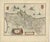 Antique Iberia Map, 1642 For Sale