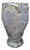 Vintage Cut Crystal Vase with Silver Base, 1950 For Sale