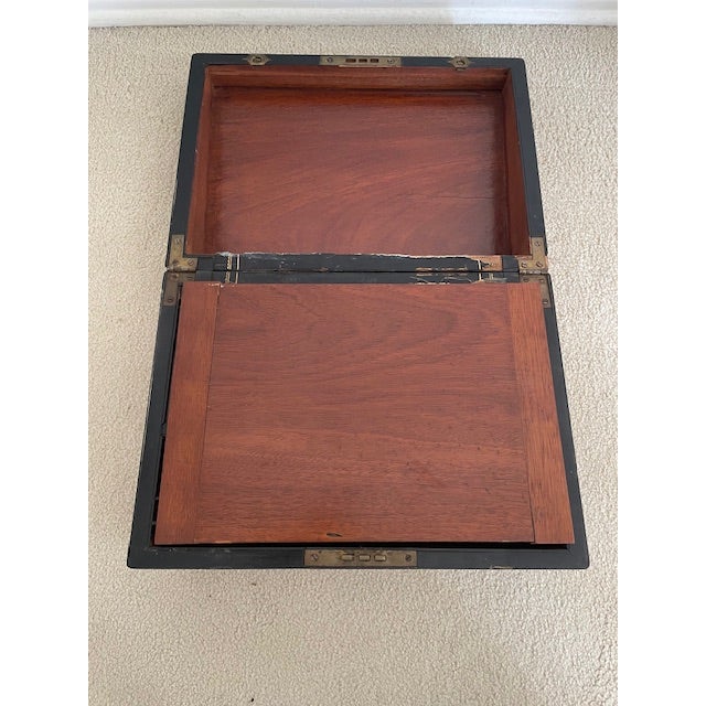 Wood Rare 19th Century Coromandel Writing Slope For Sale - Image 7 of 8