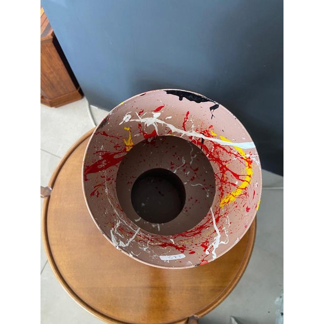 Metal Metal Vase by Silvio Formichetti, 2000s For Sale - Image 7 of 10