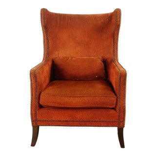Traditional Bernhardt Furniture Upholstered Armchair For Sale