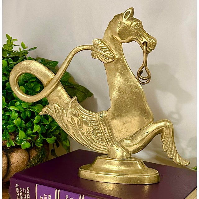 Early 20th Century Brass Venetian Seahorse Vintage Gondola Oar Lock - 1 For Sale - Image 5 of 8