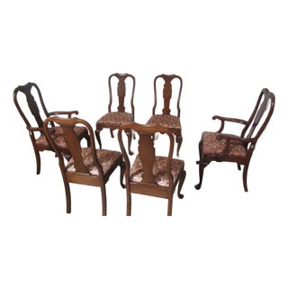 1980s Set Pa Pennsylvania House Cherry Dining Room Chairs Queen Anne For Sale