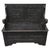 Brown Carved Oak Box Settle with Geometric Design, Early 19th Century For Sale - Image 8 of 8
