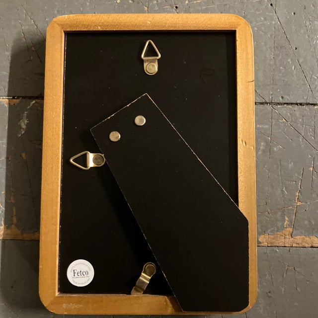 Contemporary Original Wayne Cunningham Abstract Collage Tabletop Frame For Sale - Image 4 of 4