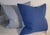 Folk Art 1940s Pair of Cotton Greek Key Pattern Pillows For Sale - Image 3 of 3