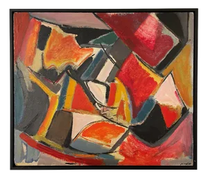 Sergio Piccoli, Untitled, 1970s, Acrylic, Framed, Set of 2