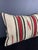 Turkish Hemp Pillow Cushion Natural Beige Red Pillow Cushion Cover 16" x 24" For Sale - Image 4 of 4
