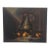 Vintage Still Life Oil Painting With Fruit and Wine Goblet on Canvas For Sale