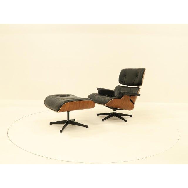 Eames Lounge Chair & Ottoman XL version by Charles & Ray Eames. Manufactured by Vitra, 2000’s This is the extra large...