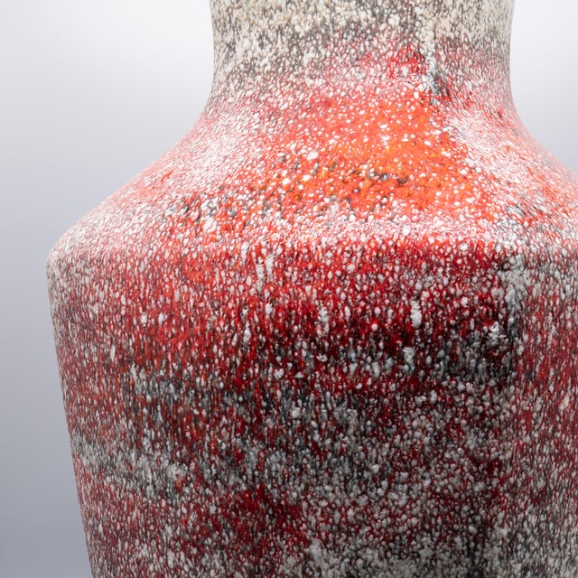 Ceramic Floor Vase by Fridegard Glatzle for Karlsruher Majolika, 1970s For Sale - Image 4 of 6