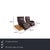with the Koinor Free Motion Epos 3, you get a two-seater sofa resting on a solid wooden platform. The two dark brown...