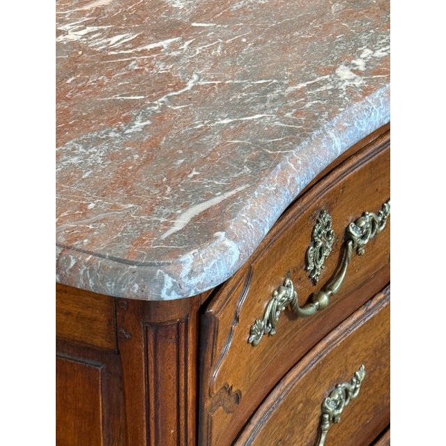 18th Century Continental Commode With Marble Top For Sale - Image 9 of 14