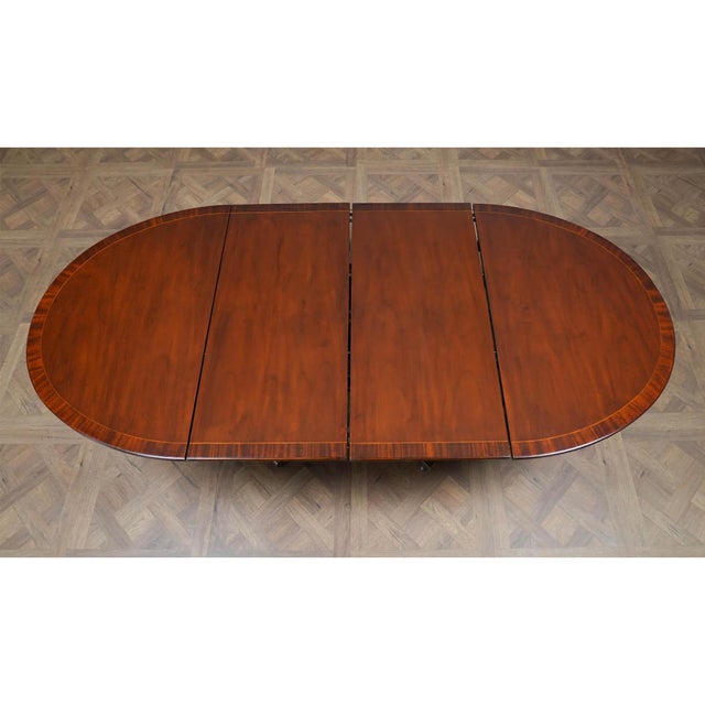 Vintage Baker Two Board Dining Table For Sale - Image 9 of 15