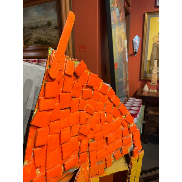 Contemporary Outsider Art Mixed-Media Sculpture of Affordable Housing For Sale - Image 9 of 10