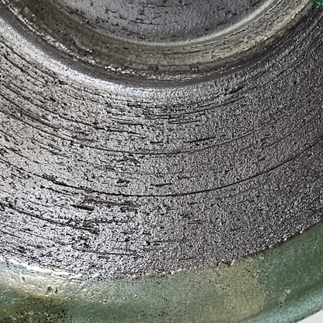 1990s Tony Evans Raku Plate – Signed Studio Art Pottery, 7.25” #203 For Sale - Image 9 of 11