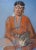Vintage Pastel Portrait of Native American Man For Sale - Image 4 of 4