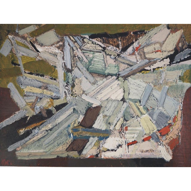 Nicolas de Staël (1914-1955) Abstract Composition Color lithograph after a painting by the artist On Arches wove paper, 65...