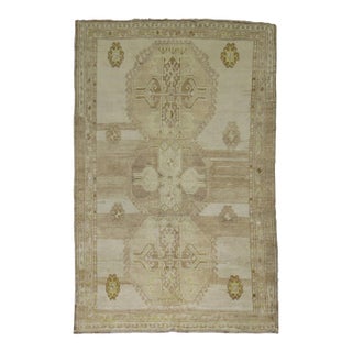 Vintage Zabihi Collection Turkish Kars Rug - 6'2" x 8'8" For Sale