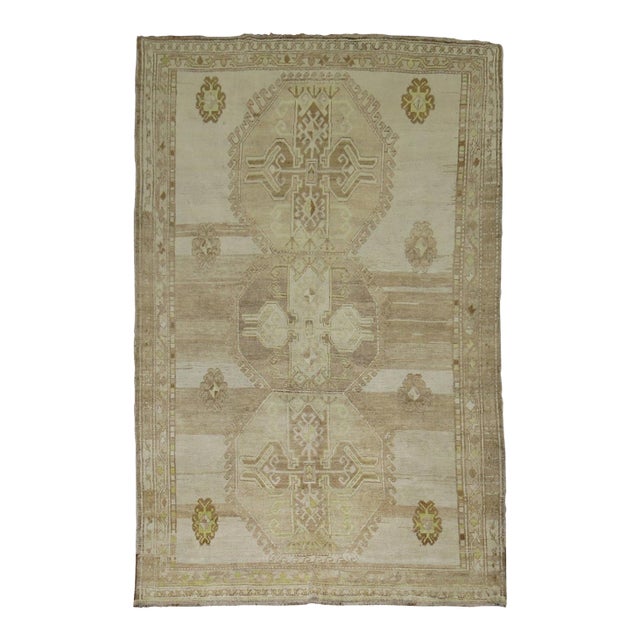 Vintage Zabihi Collection Turkish Kars Rug - 6'2" x 8'8" For Sale