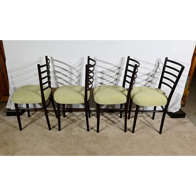 Scandinavian Wooden Chairs, 1960, Set of 4 For Sale - Image 3 of 18