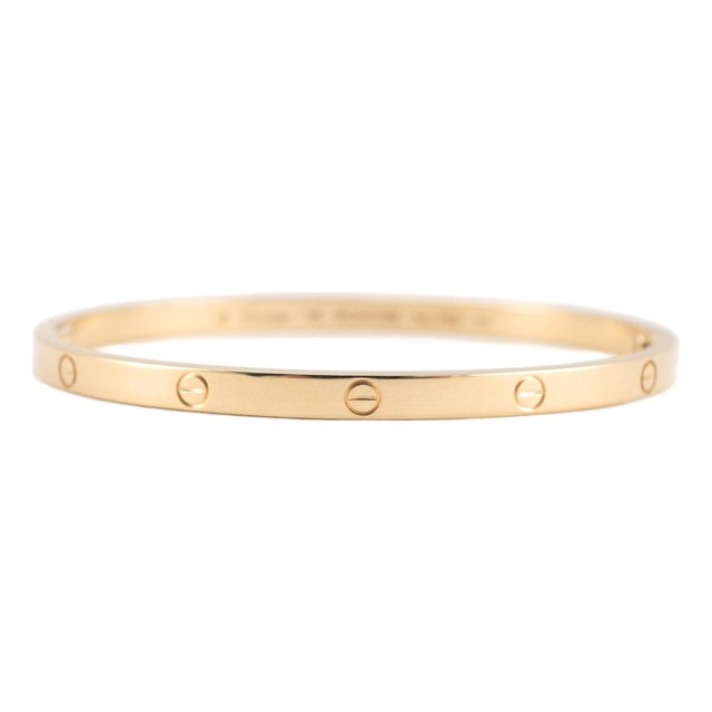 Cartier Love Small Model 18k Yellow Gold Bangle Bracelet For Sale