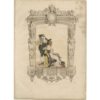 Achille Devéria, Costume Under the Directory, 1847, Lithograph For Sale