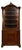 Napoleon III Corner Bookcase in Mahogany For Sale