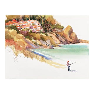 'Fishing the Pacific Riviera' by Stan Cohen For Sale