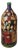 Large Hand-Painted Georgian Cossack Choir Folk Art Bottle on Soviet Glass Base, 2005 For Sale