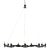 Currey & Company Serpentina Chandelier For Sale