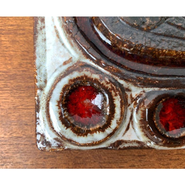 Mid-Century Danish Stoneware Bird Wall Plate by Noomi Backhausen for Søholm, 1960s For Sale - Image 14 of 18