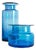 Cobalt Blue Bubble Glass Vases by Erik Höglund for Boda, 1960, Set of 2 For Sale