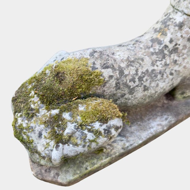 White English Re Con Stone Whippets, 1950, Set of 2 For Sale - Image 8 of 11