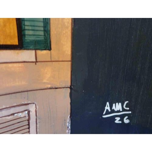 Contemporary Anna Maria Caboni, The Palace, 2010, Acrylic Painting For Sale - Image 3 of 4