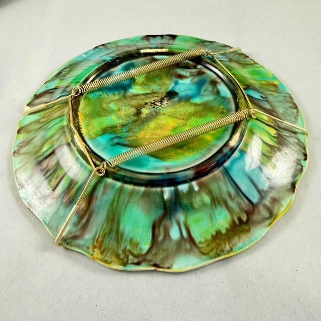 Samuel Alcock Strawberry & Grape Leaf Majolica Plates, Set of Two For Sale - Image 13 of 16