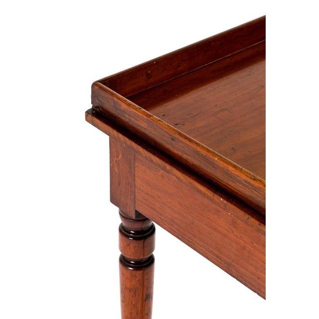 Brown English Mahogany Hall Table For Sale - Image 8 of 13