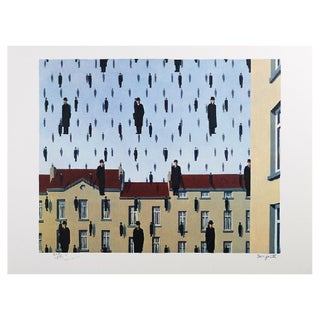 After René Magritte, Golconde, Lithograph For Sale