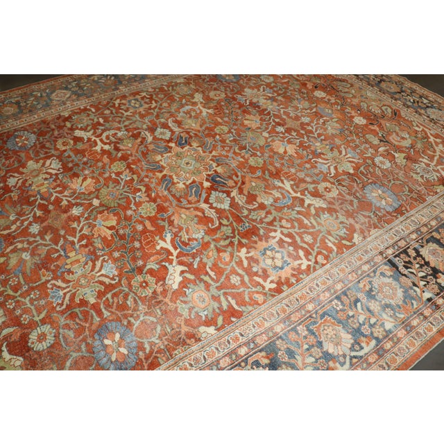 Early 20th Century Lovely Antique Persian Mahal - 10'3" x 13'11" For Sale - Image 5 of 11