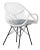 Transitional Stockholm Chair, White For Sale - Image 3 of 6