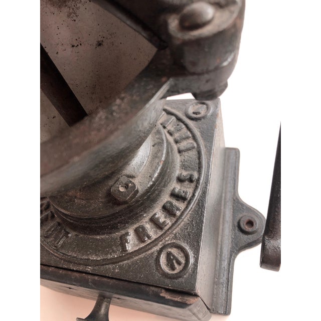 Antique, 19th C. Peugeot Frères Brevetés French Coffee Grinder Table Sculpture, c.1895 For Sale - Image 10 of 13