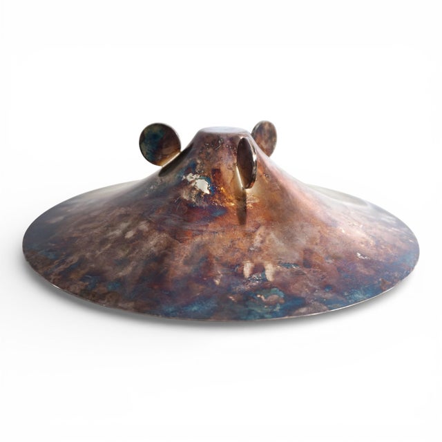 Bauhaus Sculptural Ikora Bowl in Silver-Plated Brass by Paul Haustein for WMF, 1930s For Sale - Image 12 of 13