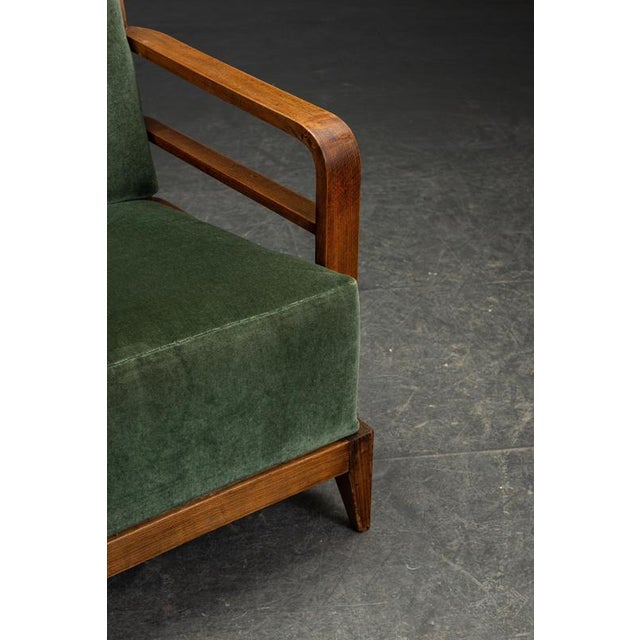 Wood Reconstructionist Armchairs, 1950s, Set of 2 For Sale - Image 7 of 14