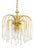 Vintage Pendant Lamp in Brass, 1970s For Sale